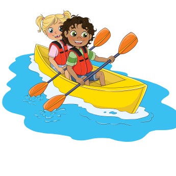 Camping 't Noorder Sandt - Noor en Noa Kano.jpg